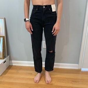 Abercrombie 90s straight ultra high rise jeans